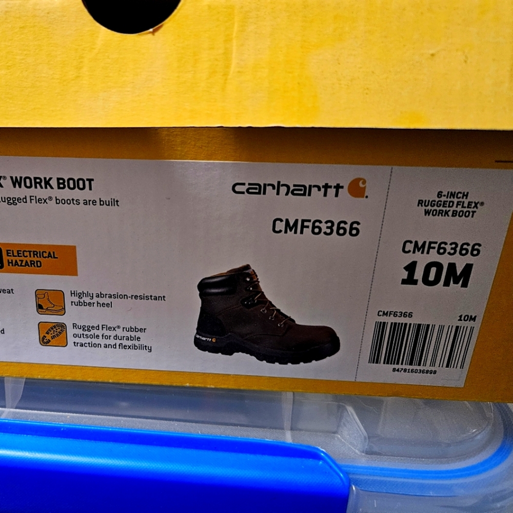 Carhartt steel toed safety boots